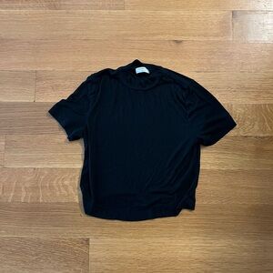 Aritzia Black Short Sleeve Top